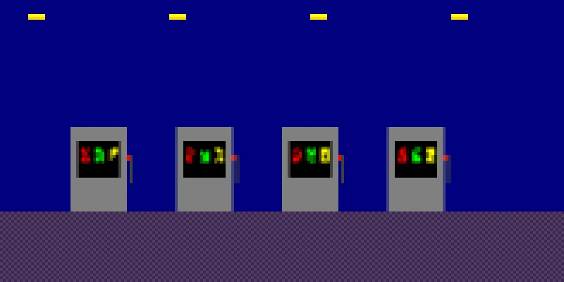 买马网站8-bit像素娱乐中心全景